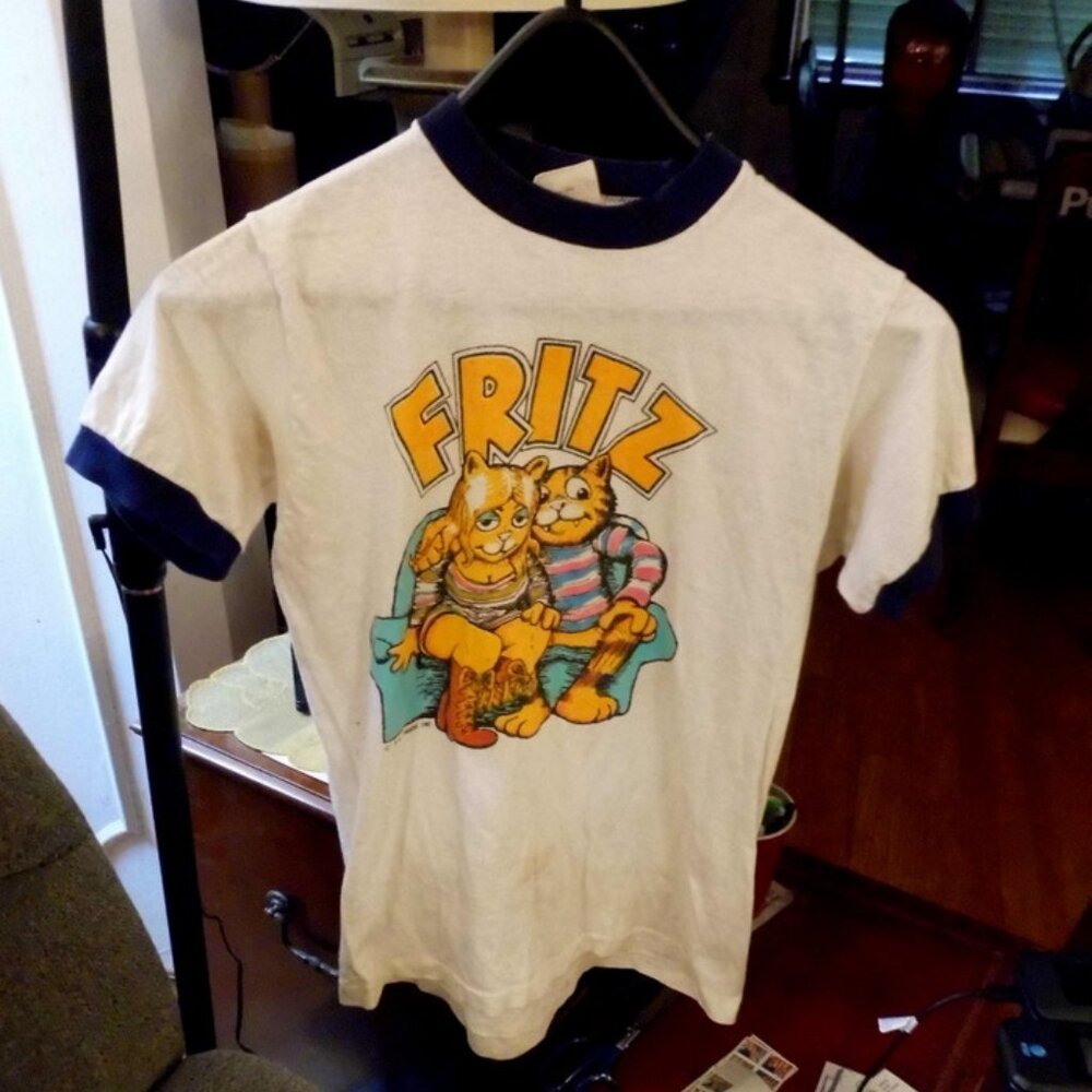 Fritz the Cat (vintage & unique) original promotional T-shirt - 1972